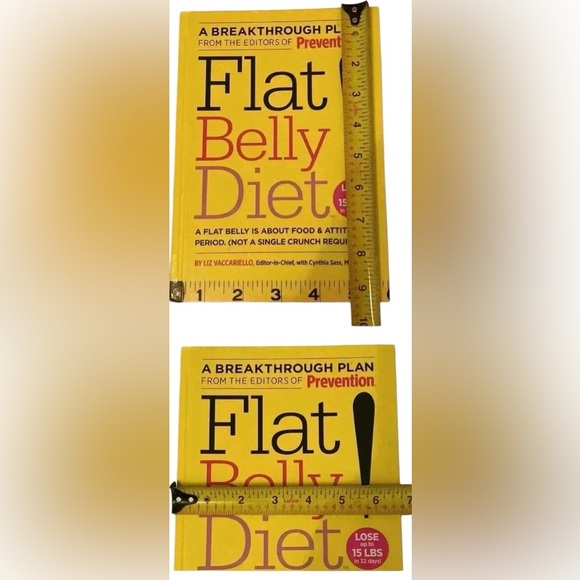 Hardcover Book “Flat Belly Diet” by Liz Vaccariello with Cynthia Sass - Picture 6 of 6